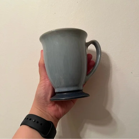 Denby England Footed Mug in Gray - Picture 3 of 6